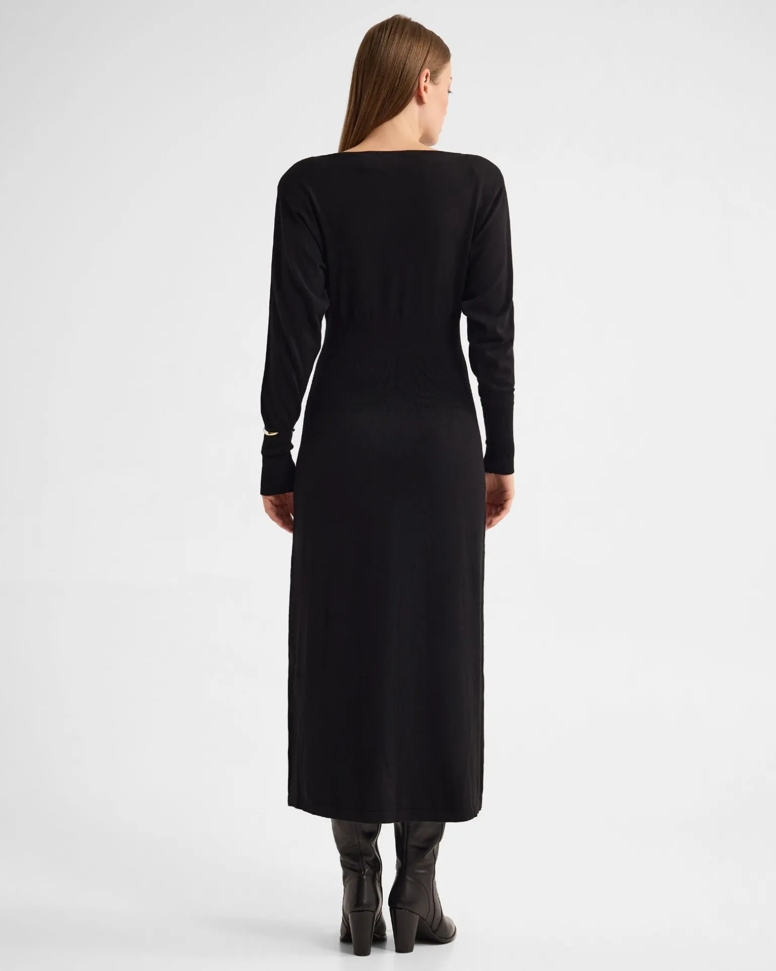 Greta Knitted Balloon Sleeve Dress