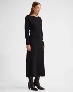 Greta Knitted Balloon Sleeve Dress