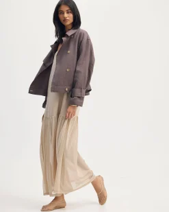 Griffin Linen Bomber