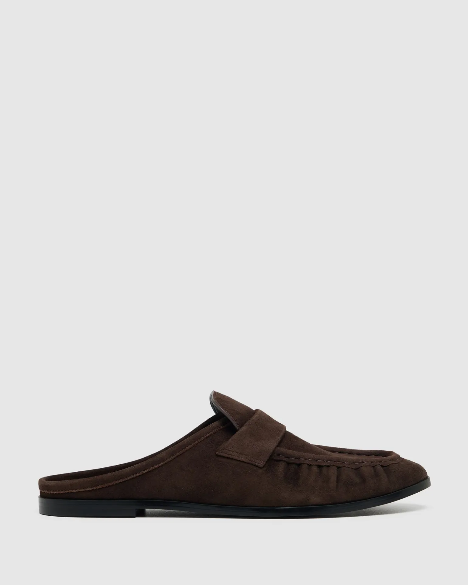 Hadley Suede Mule Loafer