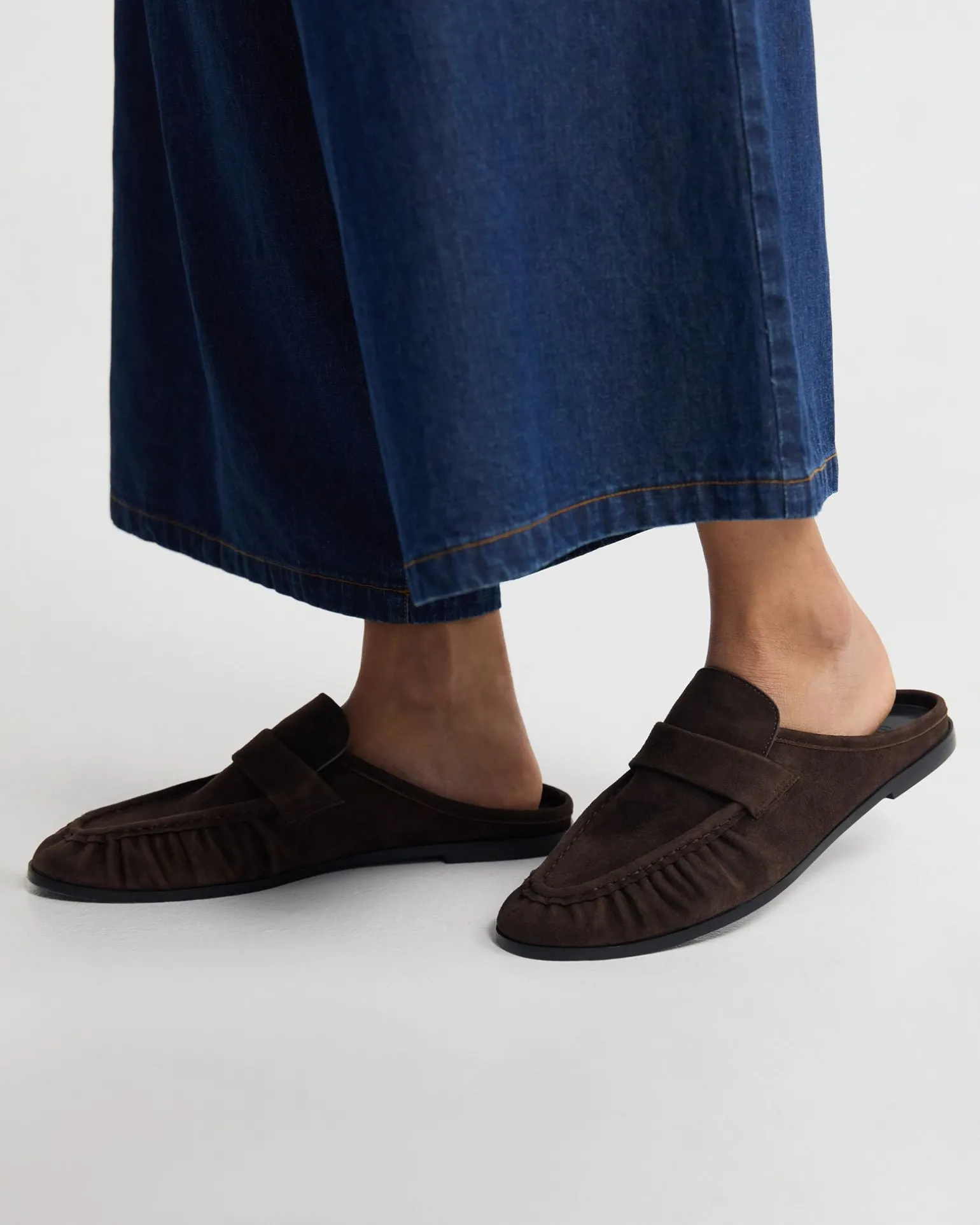 Hadley Suede Mule Loafer