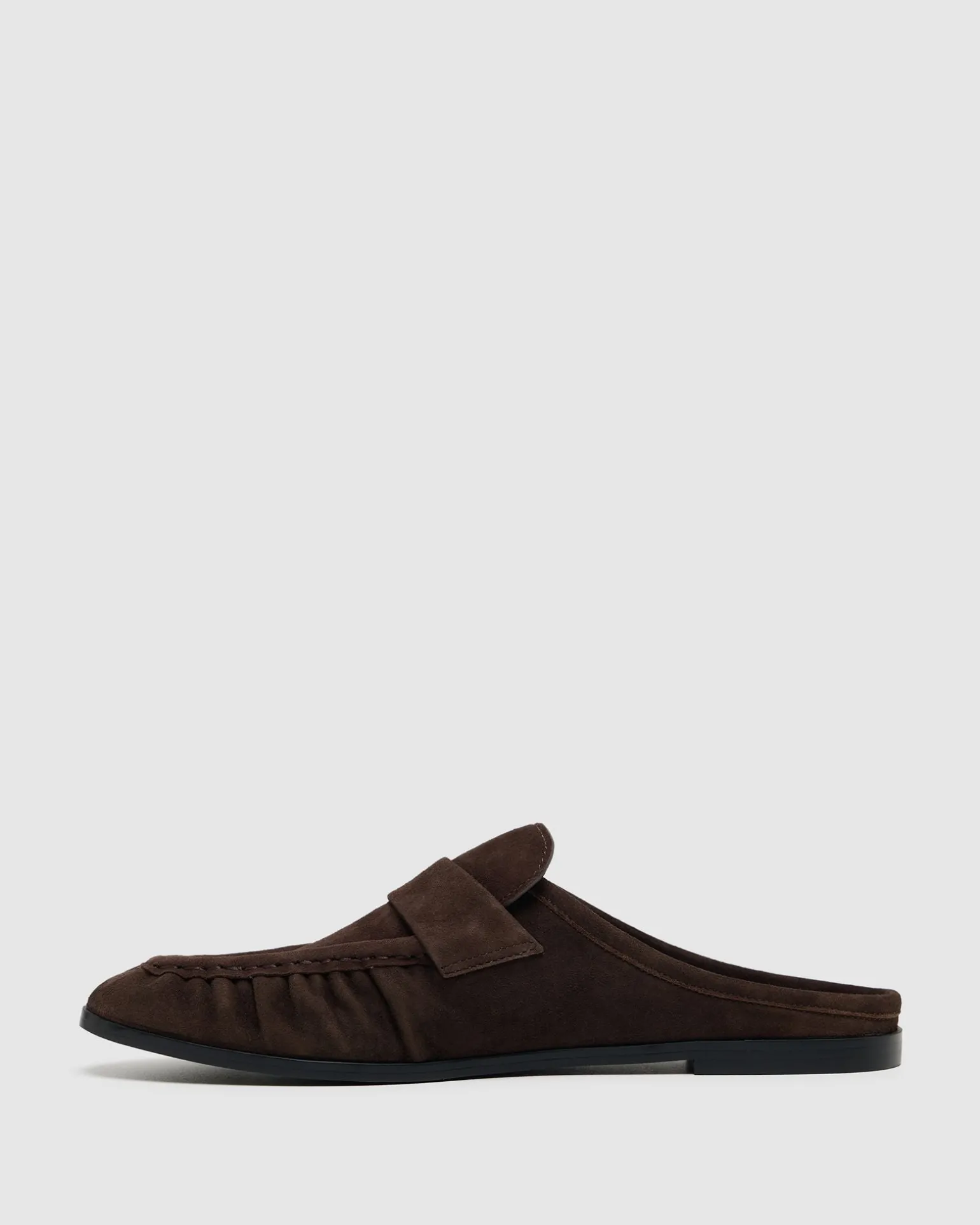 Hadley Suede Mule Loafer