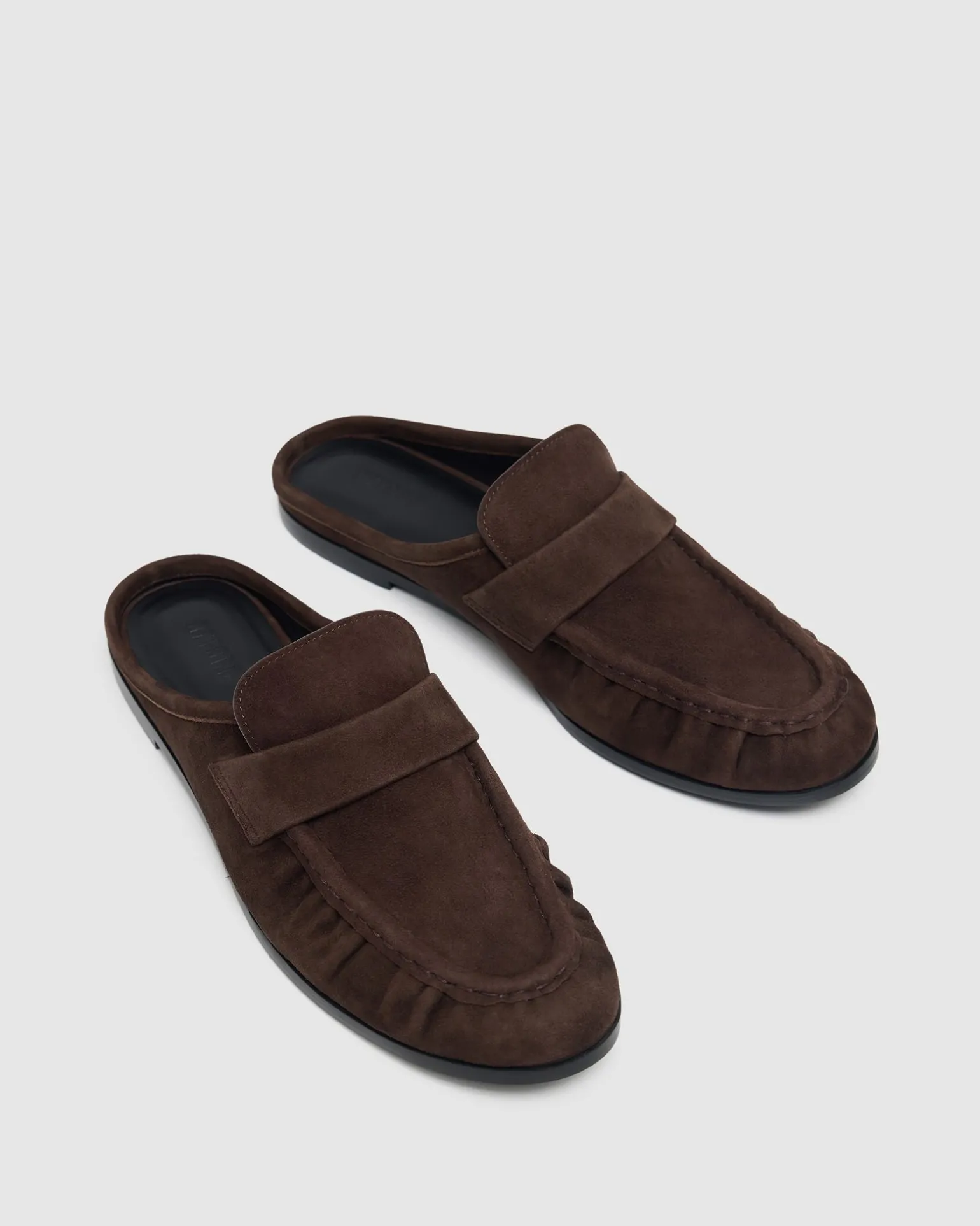 Hadley Suede Mule Loafer