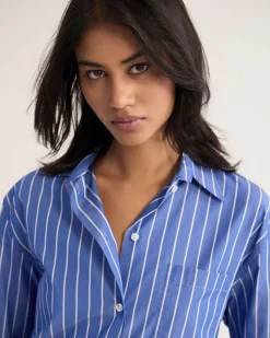 Hailey Striped Euro Fabric Shirt