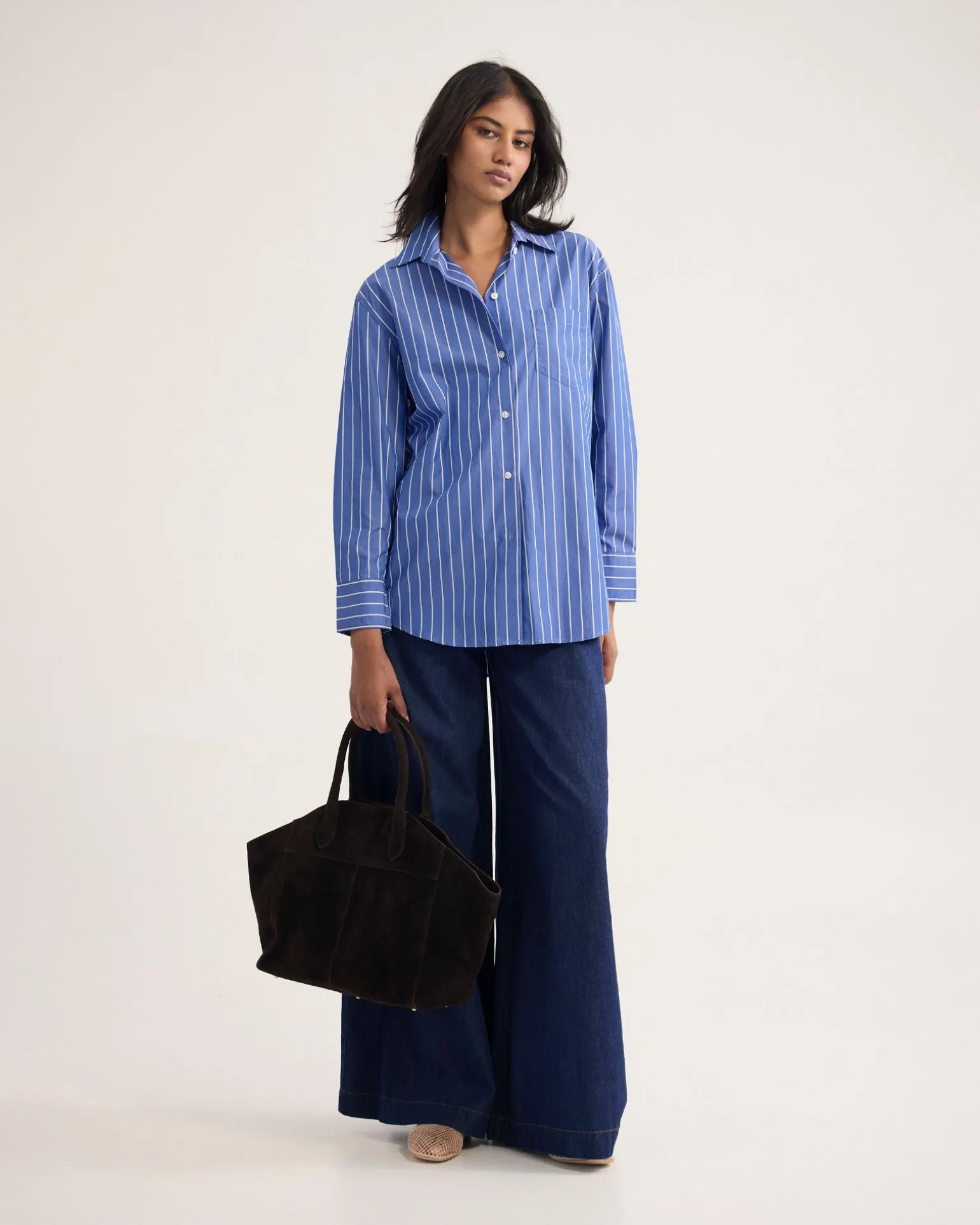 Hailey Striped Euro Fabric Shirt