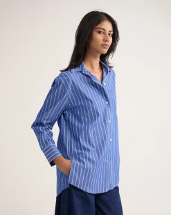 Hailey Striped Euro Fabric Shirt