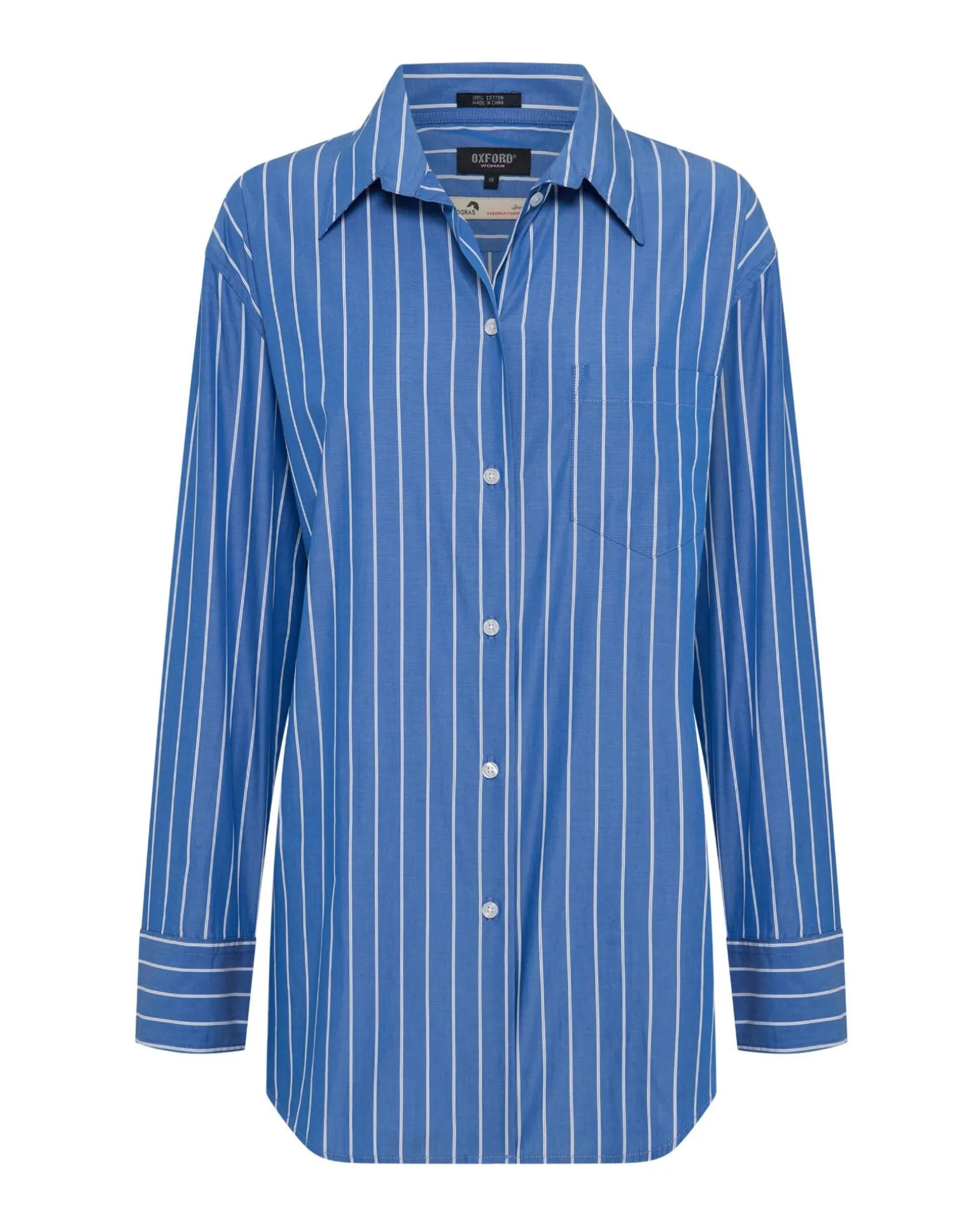 Hailey Striped Euro Fabric Shirt