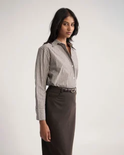 Hailey Striped Euro Fabric Shirt
