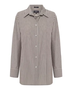 Hailey Striped Euro Fabric Shirt