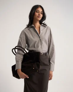 Hailey Striped Euro Fabric Shirt