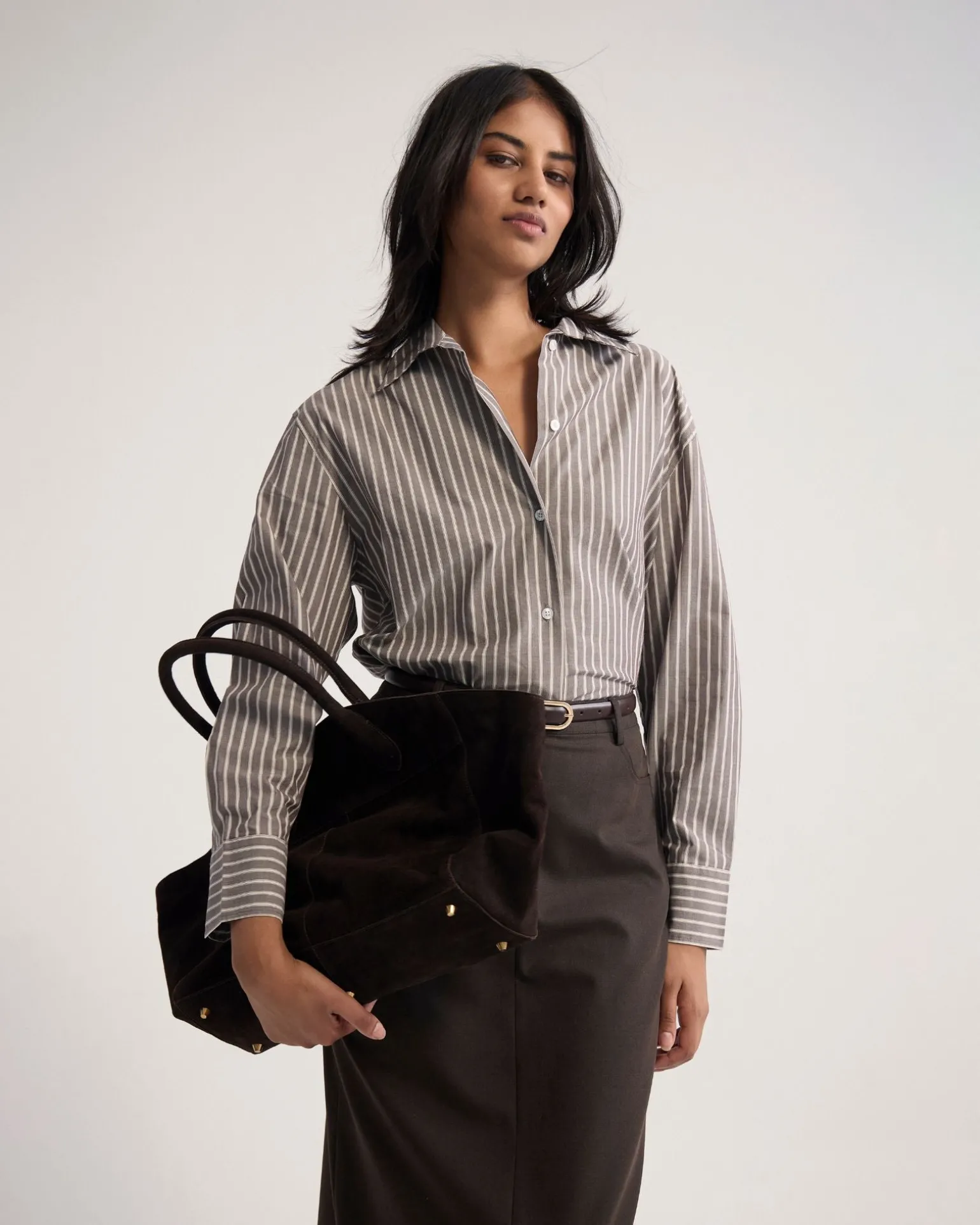 Hailey Striped Euro Fabric Shirt