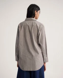 Hailey Striped Euro Fabric Shirt