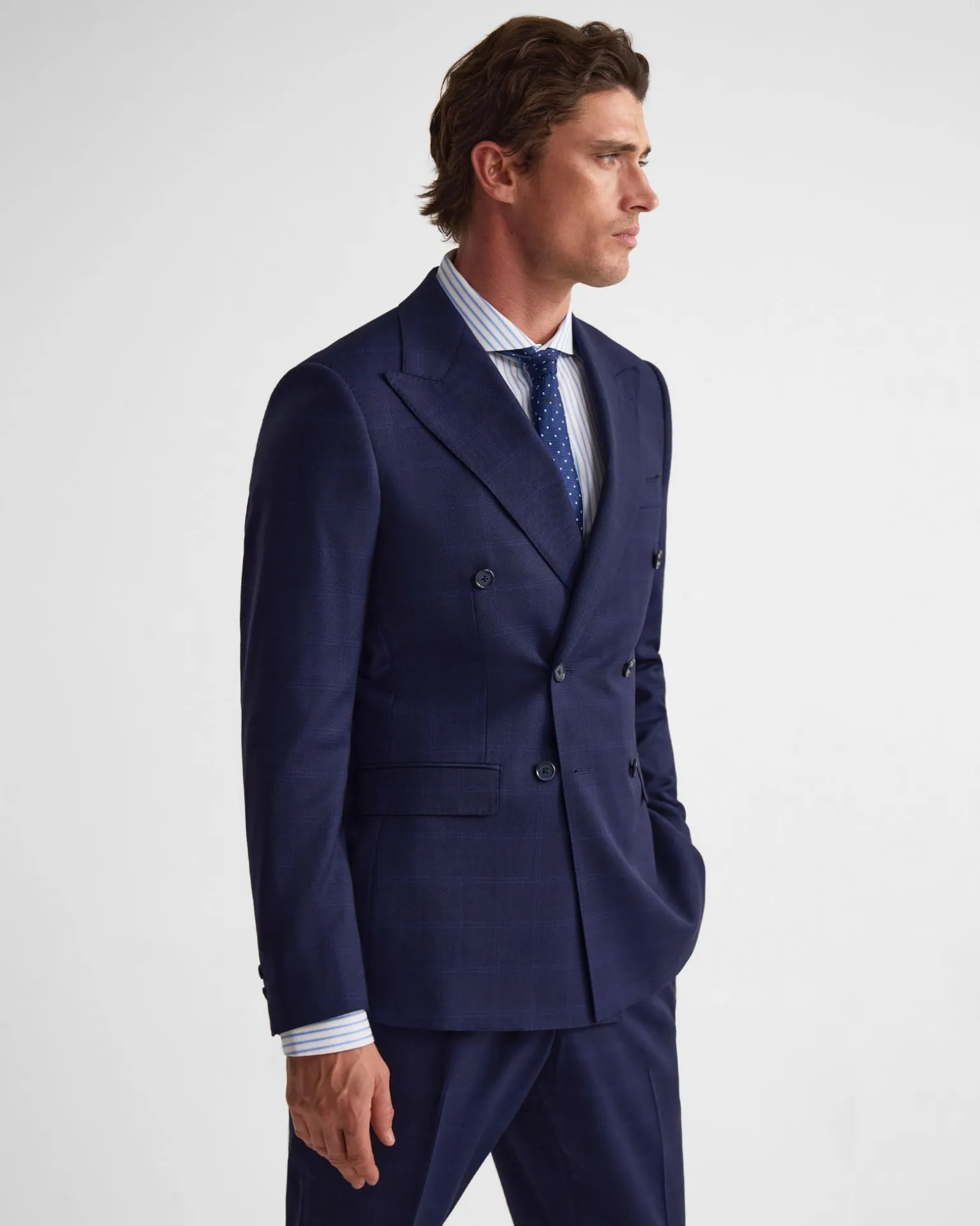Hardy Double Breast Check Jacket