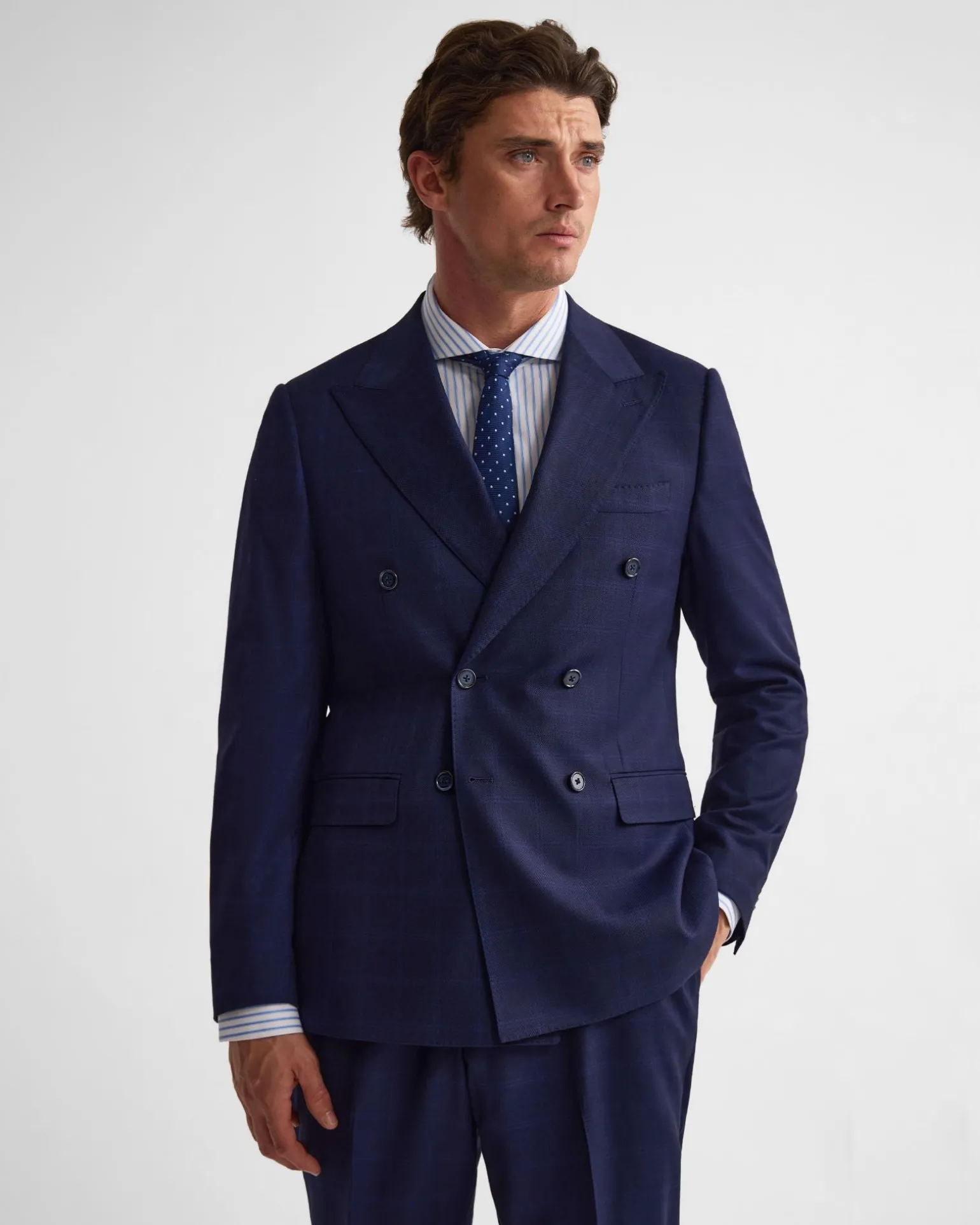 Hardy Double Breast Check Jacket
