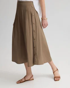 Harlow Snap Midi Skirt
