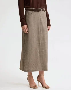 Harper Pure Wool Column Skirt