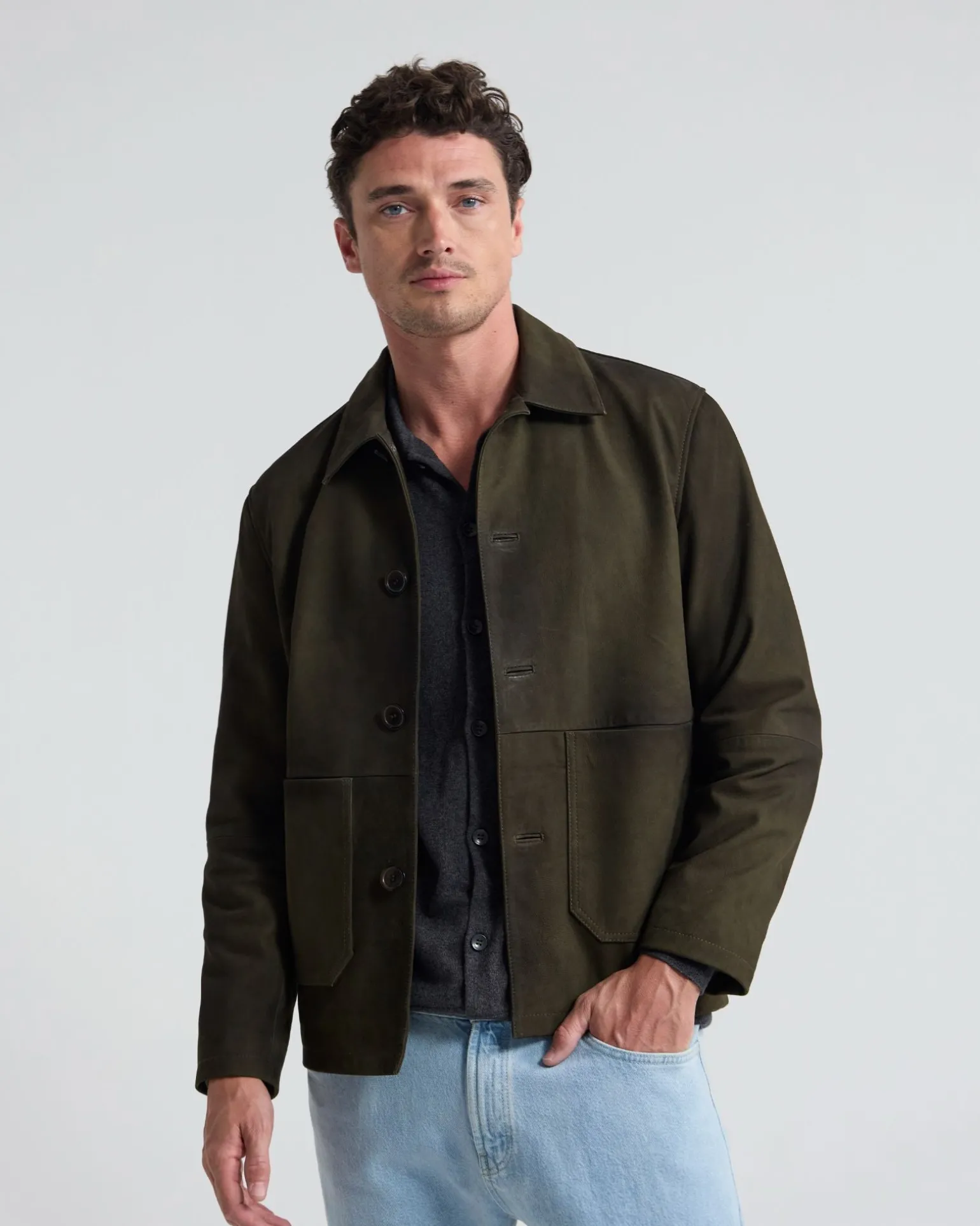 Harry Goat Suede Jacket
