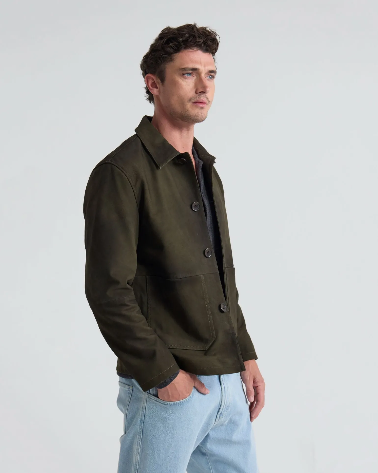 Harry Goat Suede Jacket