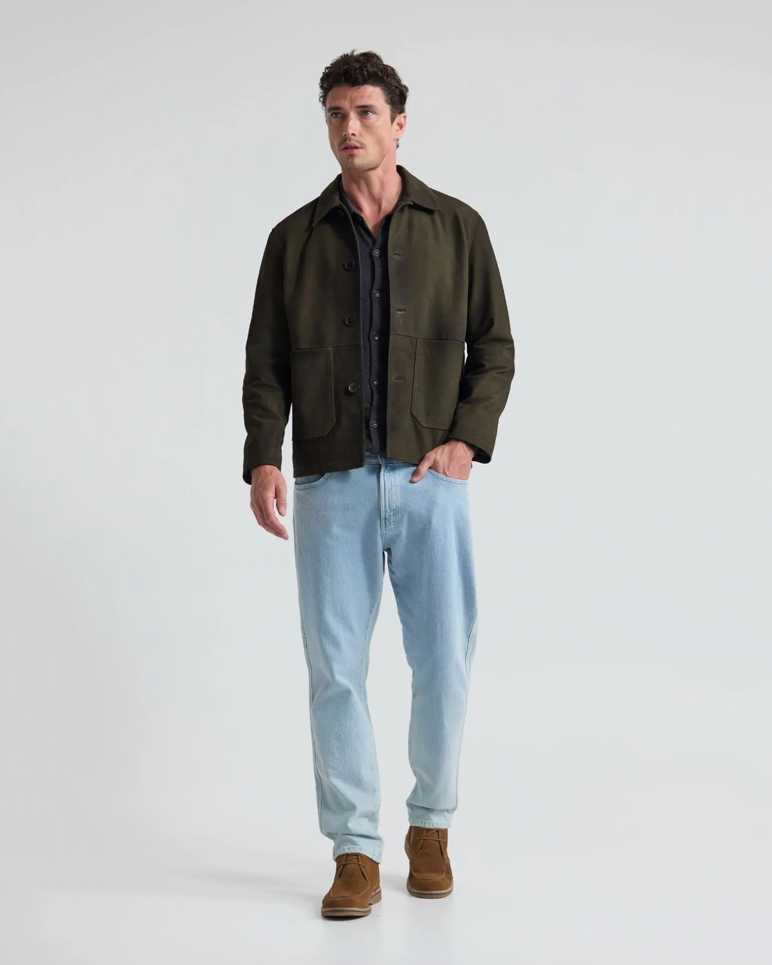 Harry Goat Suede Jacket
