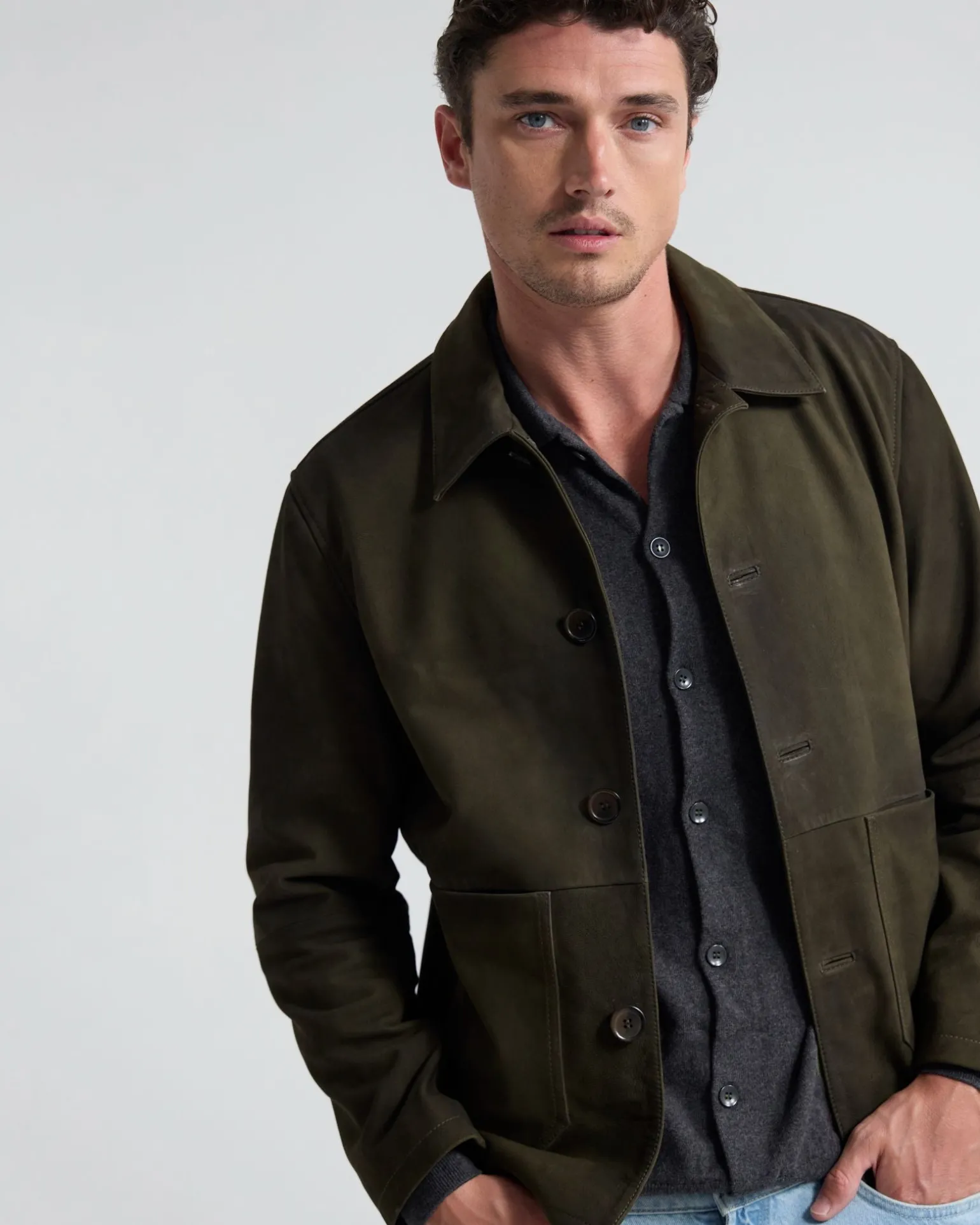 Harry Goat Suede Jacket