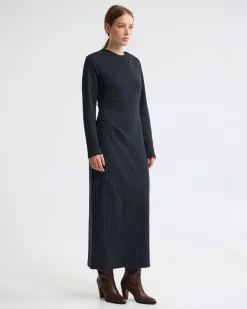 Hartley Jacquard Stripe Knit Dress