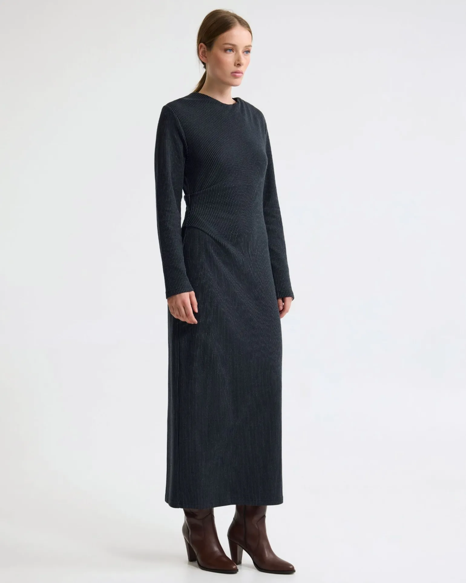 Hartley Jacquard Stripe Knit Dress