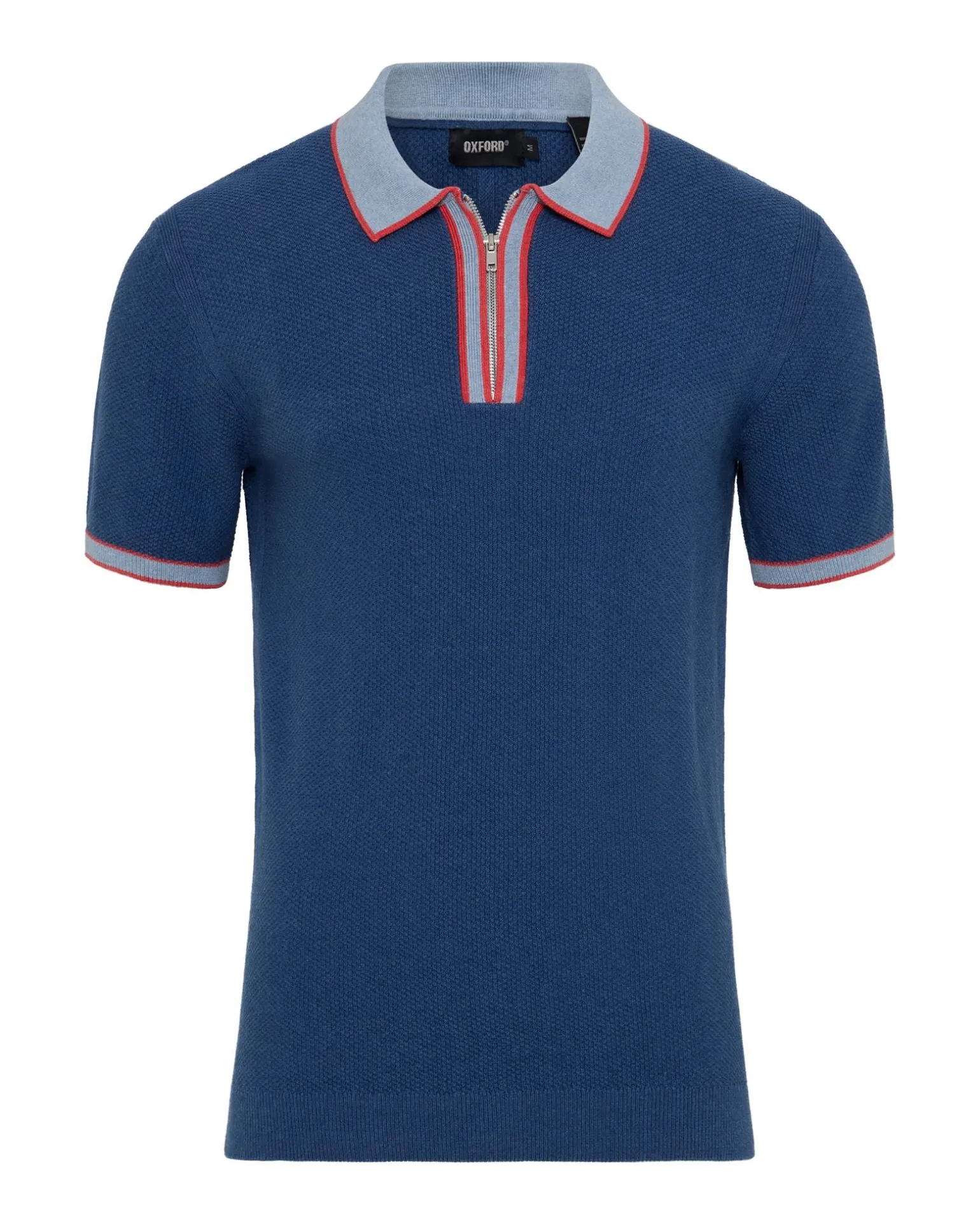 Holden Zip Neck Knitted Polo