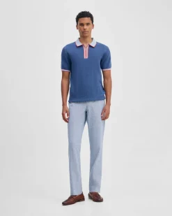 Holden Zip Neck Knitted Polo