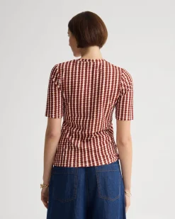 Imogen Printed Jersey Top