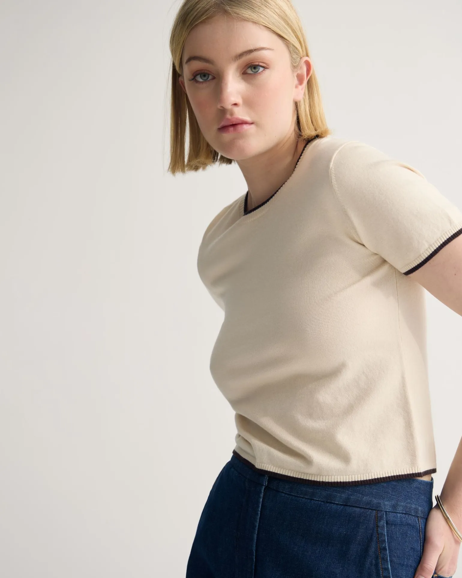 Indra Tipping Knit