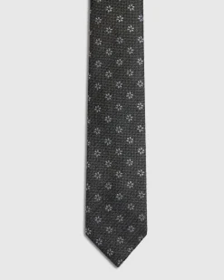 Isaac Ditsy 7Cm Silk/Wool Tie