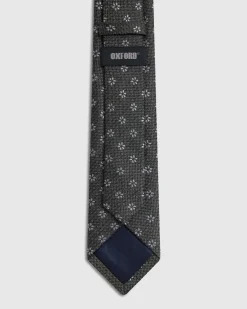 Isaac Ditsy 7Cm Silk/Wool Tie