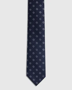 Isaac Ditsy 7Cm Silk/Wool Tie