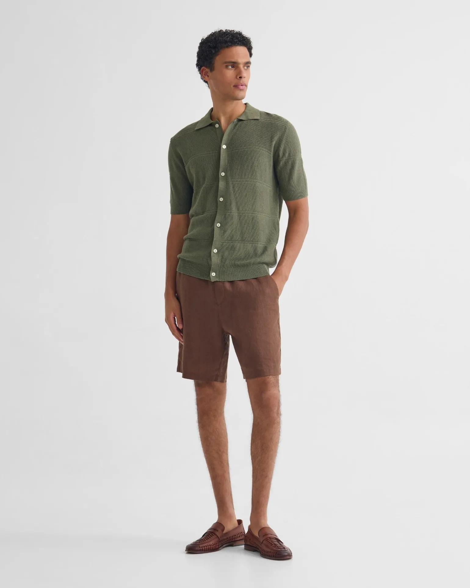 Jack Knitted Button Up Shirt