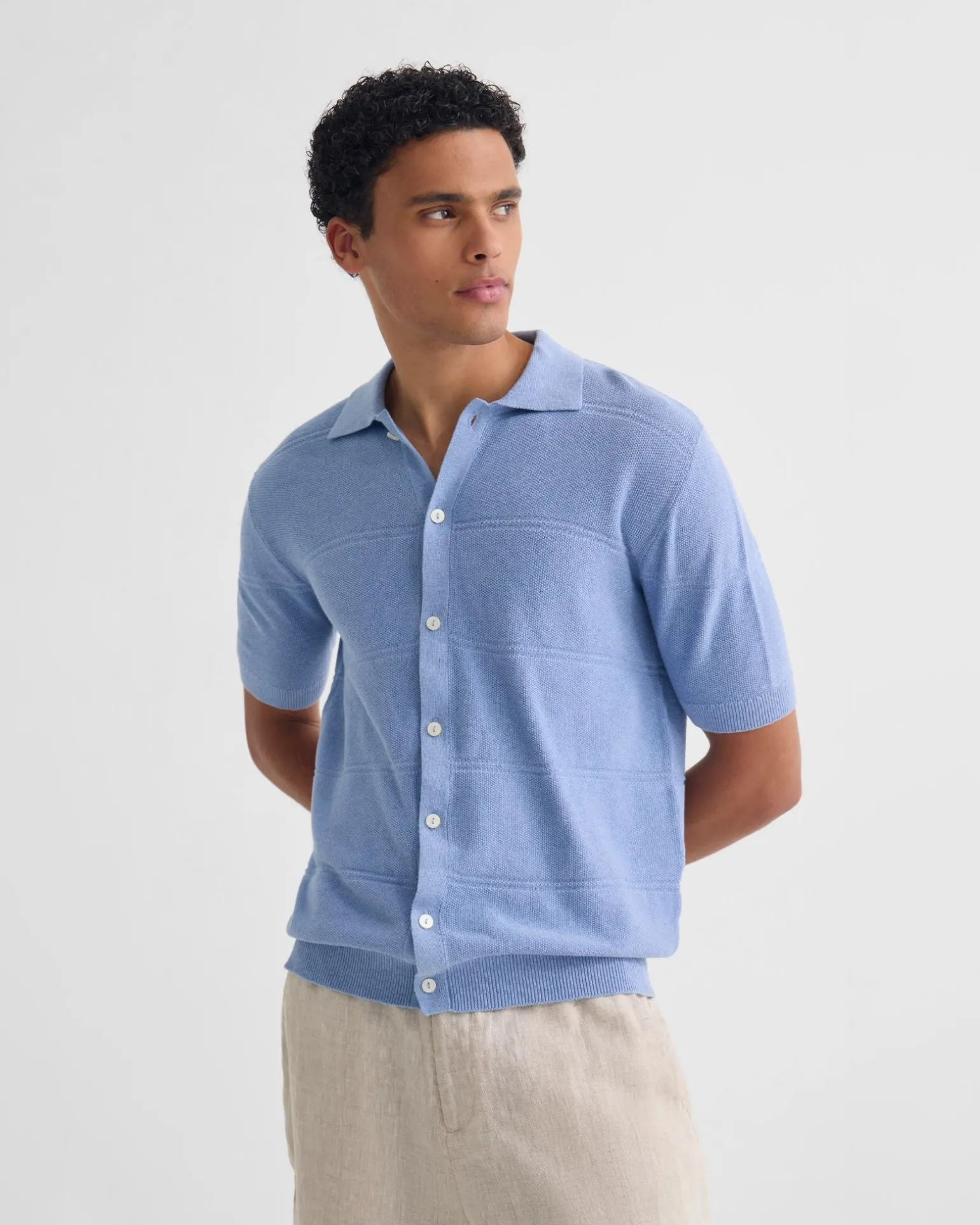 Jack Knitted Button Up Shirt