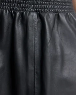 Jaya Leather Midi Skirt