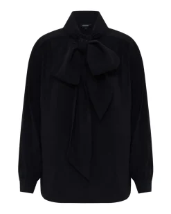Jenna Rayon Blend Scarf Neck Top