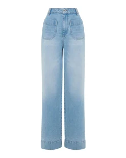 Joanie Pocket Front Denim Jeans