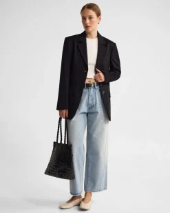 Jordan Wool Blend Oversized Blazer