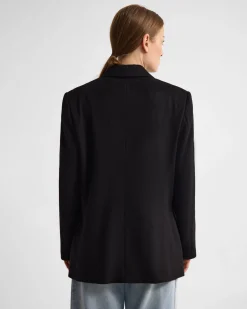 Jordan Wool Blend Oversized Blazer