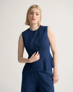 Katie Denim Waistcoat