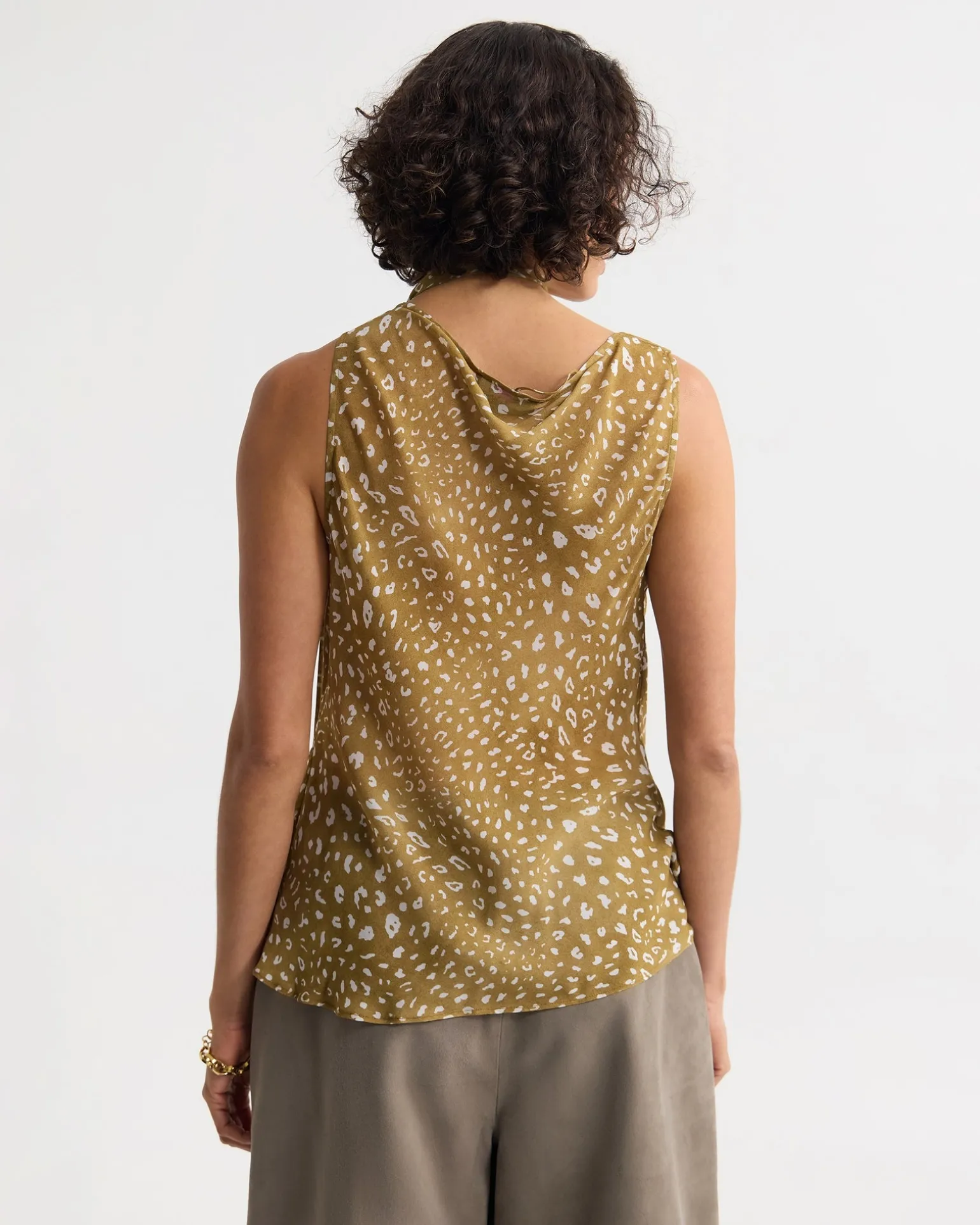 Katrine Bambi Print Scarf Top