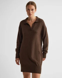 Kennedy Wool Blend Polo Dress