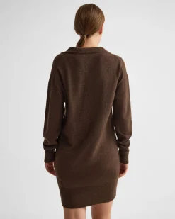 Kennedy Wool Blend Polo Dress