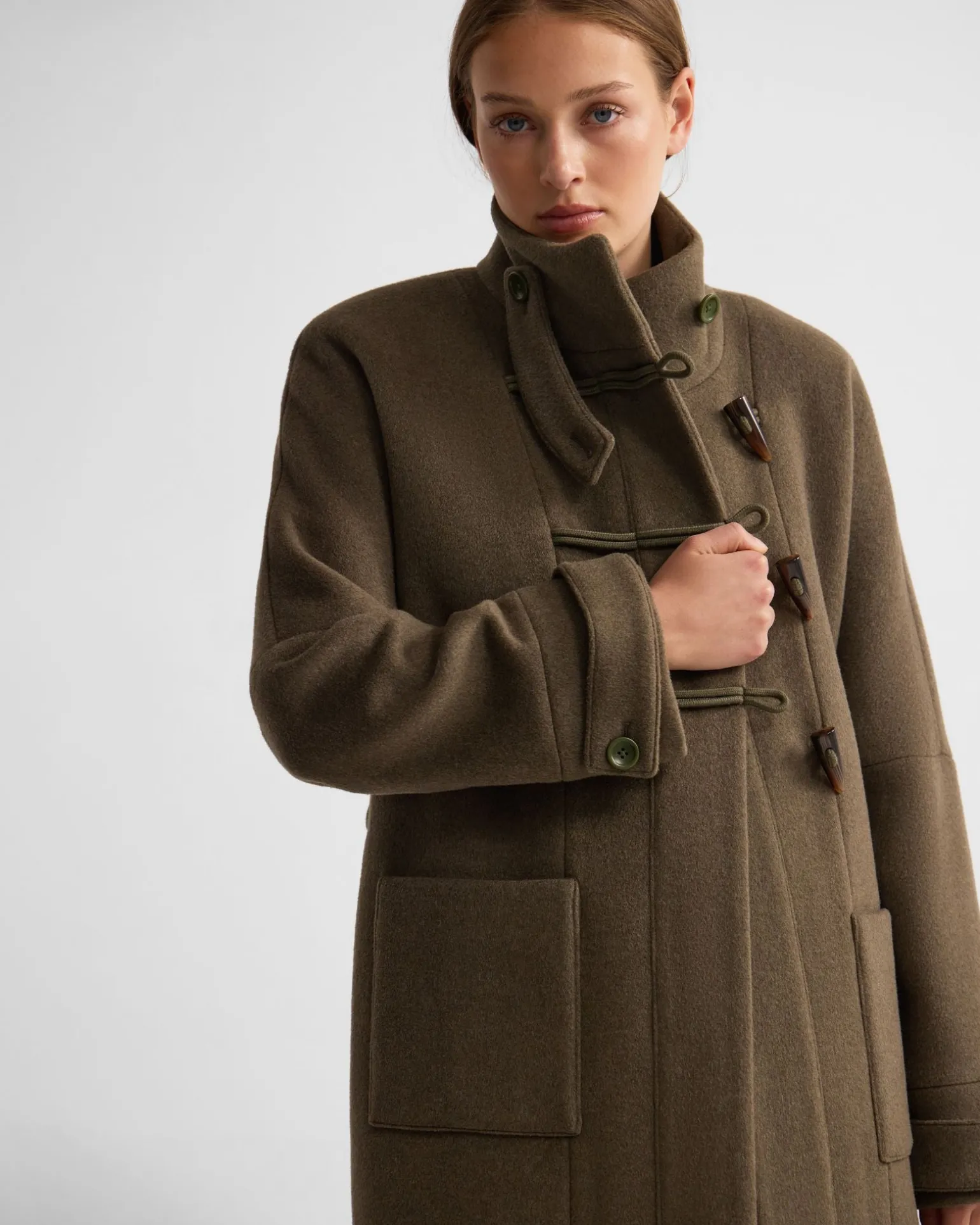 Kerry Funnel Collar Duffle Coat