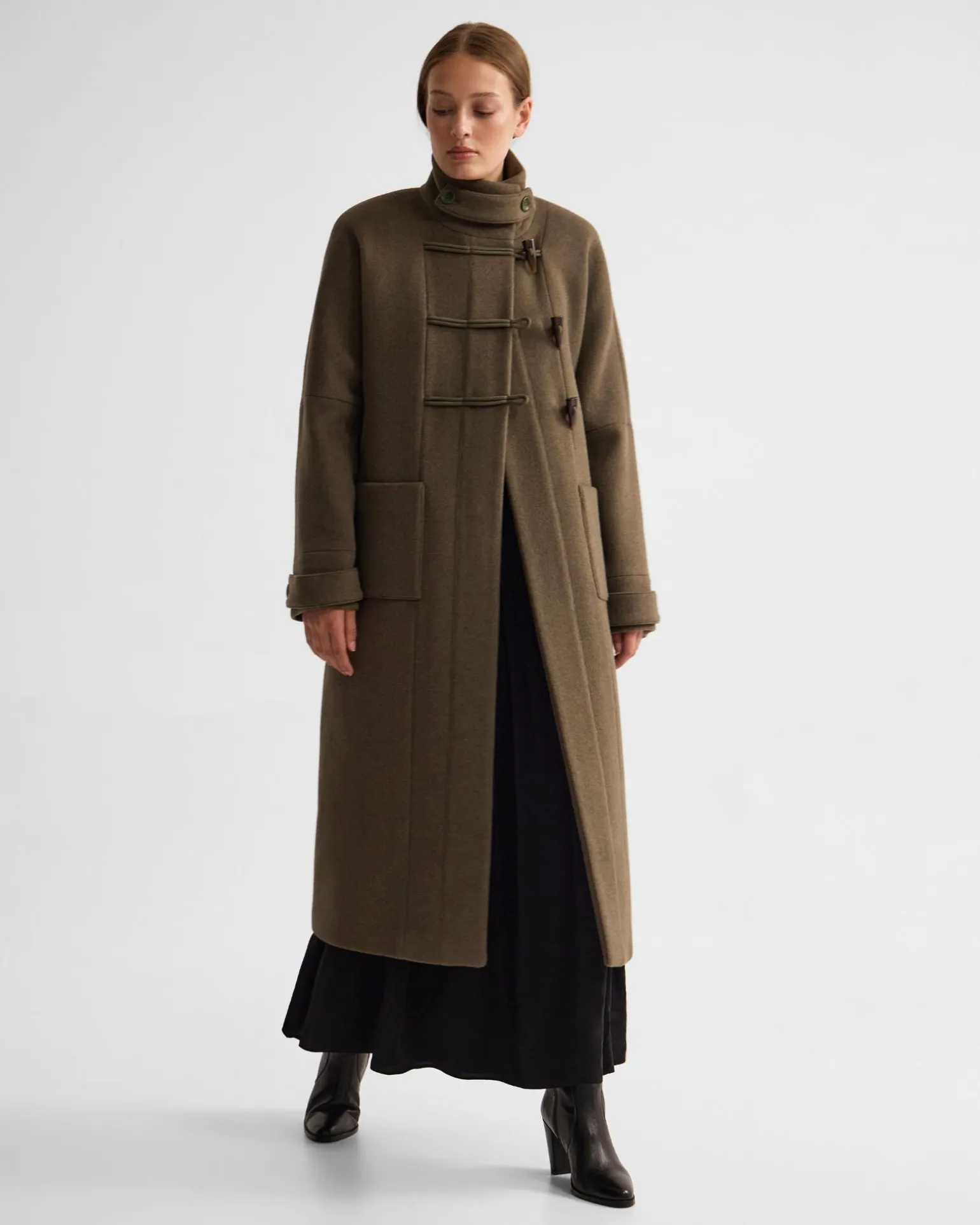 Kerry Funnel Collar Duffle Coat
