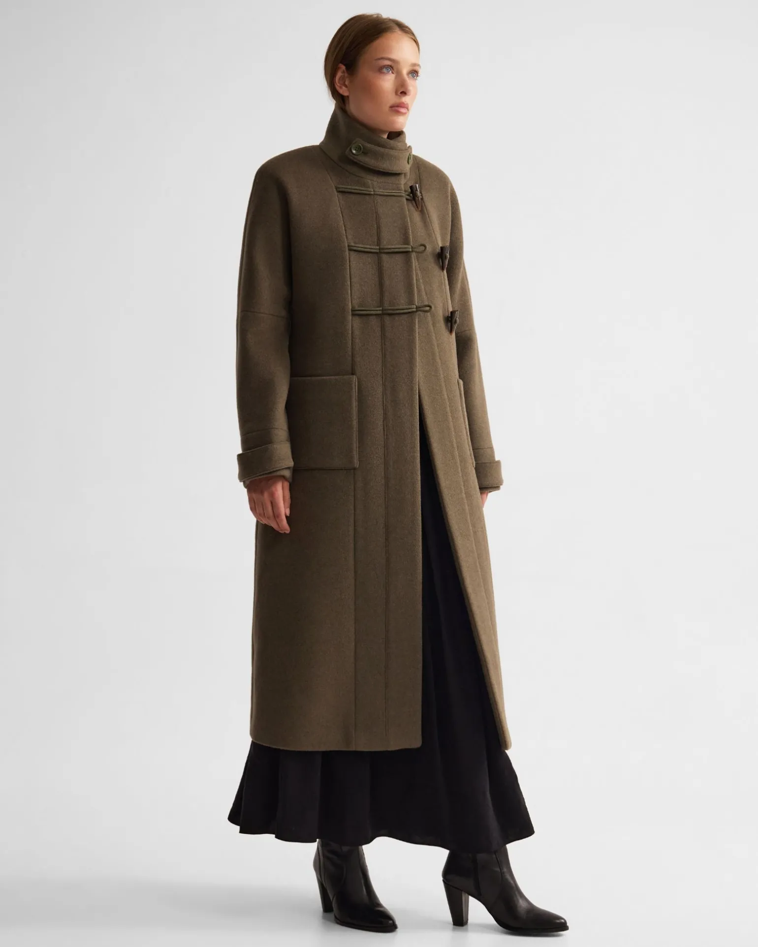 Kerry Funnel Collar Duffle Coat