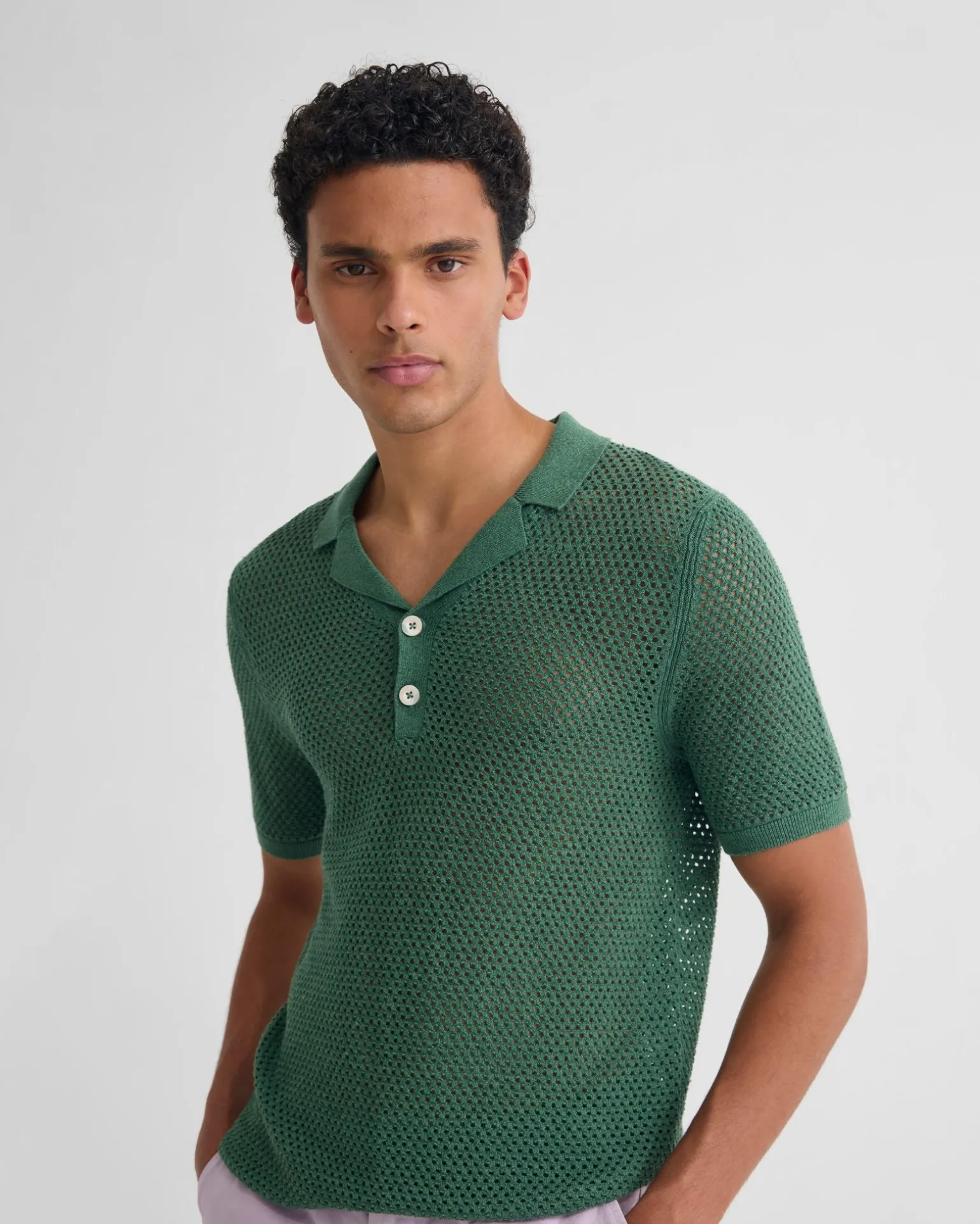Lane Knitted Polo
