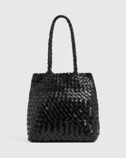 Larna Woven Tote Bag