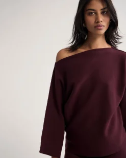 Laura Knitted Folded Collar Top
